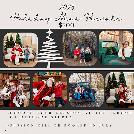 holiday mini presale